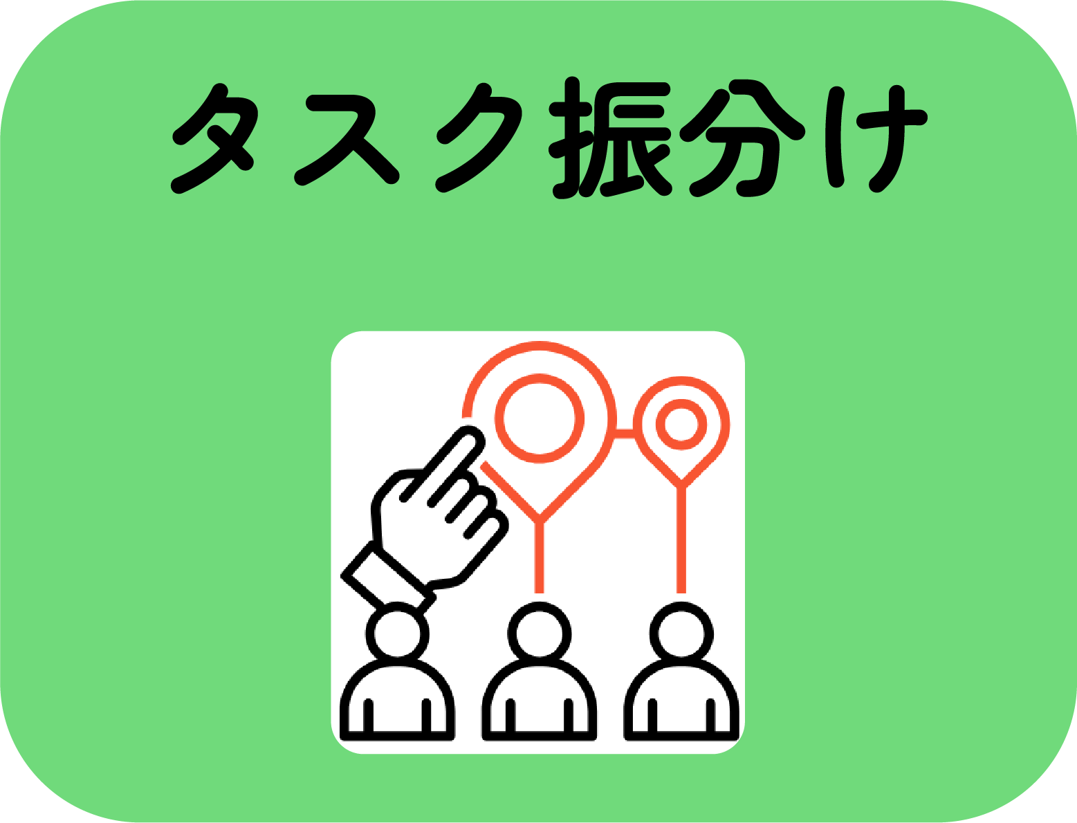 タスク振り分け