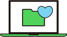 快適な共有を表現