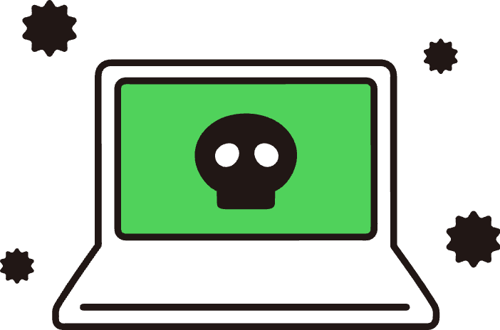 サイバー攻撃の画像