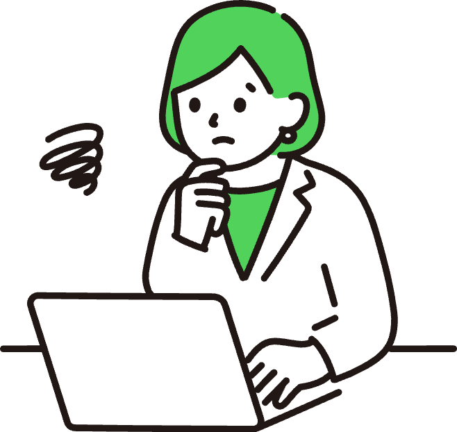 困っている女性